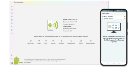 Android Transfer Software - Droid Transfer